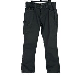 ARIAT Men’s Pants REBAK M4 Relaxed Straight Sz W36 Ins 34 Actual Ins 33.5” Gray